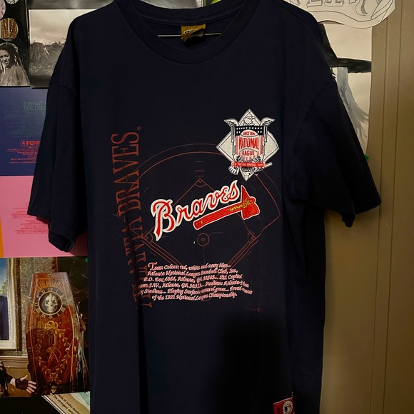 Vintage 90s Atlanta Braves Tee - Picture 1 of 3